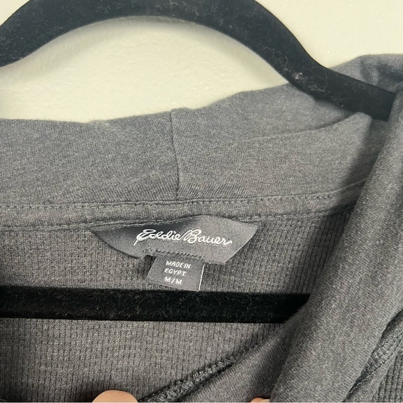 Eddie Bauer Long Sleeve Thermal Cowl Neck Top Sz‎ M - Picture 3 of 6